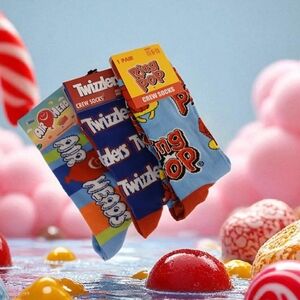 Unisex Twizzlers, Air Heads and Ring Pop Favorite Candy  Crew Socks - Nwt